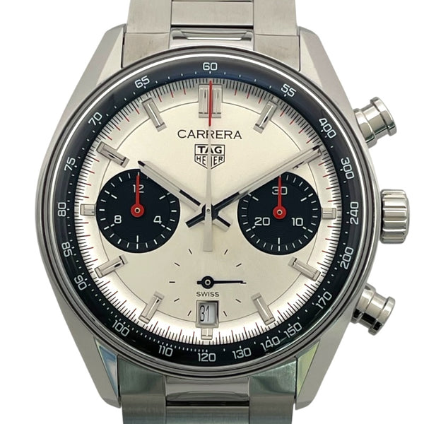 タグ・ホイヤー TAG HEUER カレラ クロノグラフ CBS2216.BA0041 シルバー SS 自動巻き メンズ 腕時計