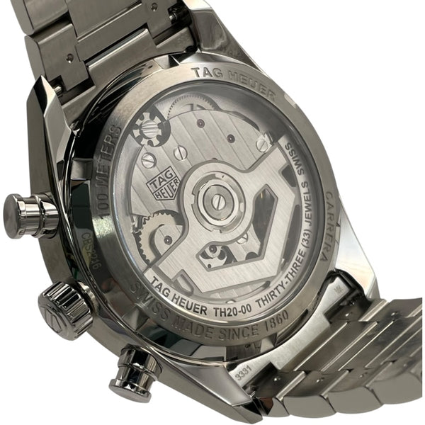 タグ・ホイヤー TAG HEUER カレラ クロノグラフ CBS2216.BA0041 シルバー SS 自動巻き メンズ 腕時計