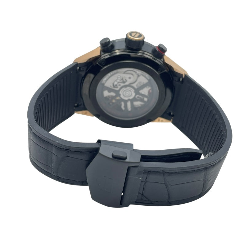 タグ・ホイヤー TAG HEUER カレラ キャリバーホイヤー02 クロノグラフ CBG2050.FC6426 ブラック PG/SS メンズ 腕時計