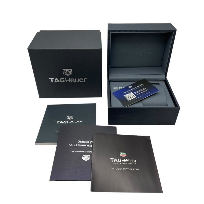 タグ・ホイヤー TAG HEUER カレラ キャリバーホイヤー02 クロノグラフ CBG2050.FC6426 ブラック PG/SS メンズ 腕時計