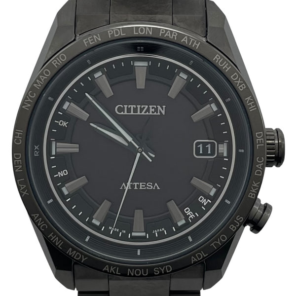 シチズン CITIZEN アテッサ ACT Line/ブラックチタン™シリーズ CB0285-63E ブラック チタン メンズ 腕時計