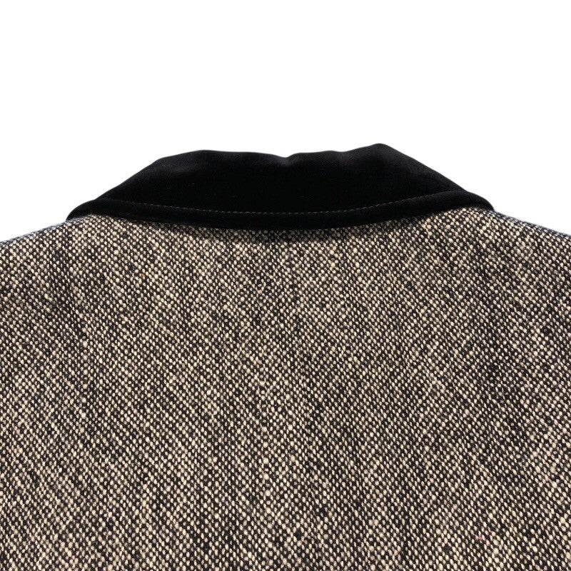 グッチ GUCCI パールロゴボタンツイードコート 516422 グレー ウール レディース その他アウター