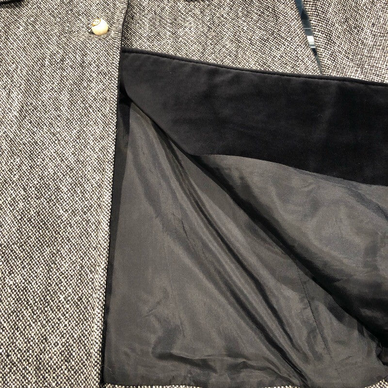 グッチ GUCCI パールロゴボタンツイードコート 516422 グレー ウール レディース その他アウター