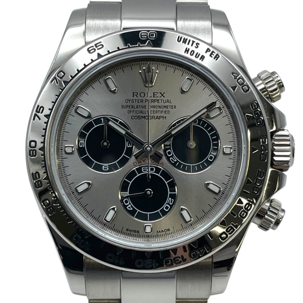 ロレックス ROLEX デイトナ スチール ブラック 116509 シルバー K18WG 自動巻き メンズ 腕時計