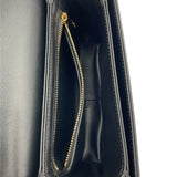 セリーヌ CELINE ティーントリオンフバッグ 188423 ブラック GD金具 シャイニーカーフ レディース ショルダーバッグ