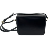 セリーヌ CELINE ティーントリオンフバッグ 188423 ブラック GD金具 シャイニーカーフ レディース ショルダーバッグ
