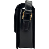 セリーヌ CELINE ティーントリオンフバッグ 188423 ブラック GD金具 シャイニーカーフ レディース ショルダーバッグ
