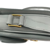 セリーヌ CELINE ティーンプザスクレア 110973 ライトブルー GD金具 シャイニーカーフ レディース ショルダーバッグ