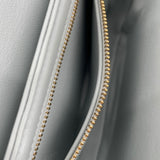 セリーヌ CELINE ティーンプザスクレア 110973 ライトブルー GD金具 シャイニーカーフ レディース ショルダーバッグ