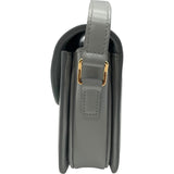 セリーヌ CELINE ティーンプザスクレア 110973 ライトブルー GD金具 シャイニーカーフ レディース ショルダーバッグ
