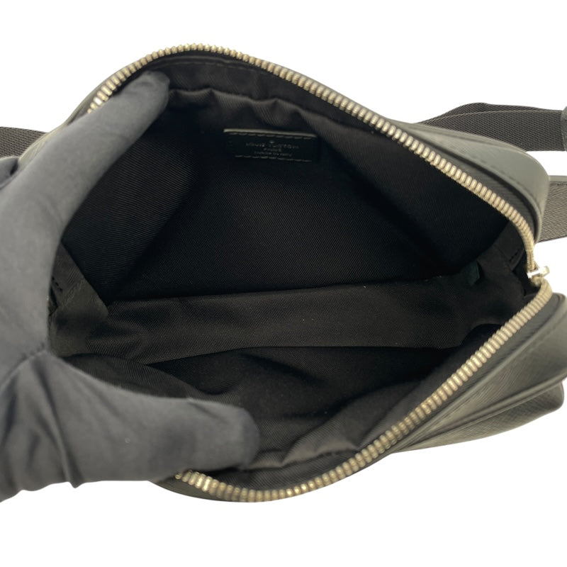 ルイ・ヴィトン LOUIS VUITTON バムバッグ・アウトドア M33438 ノワール タイガレザー メンズ ボディバッグ