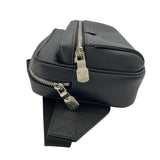 ルイ・ヴィトン LOUIS VUITTON バムバッグ・アウトドア M33438 ノワール タイガレザー メンズ ボディバッグ