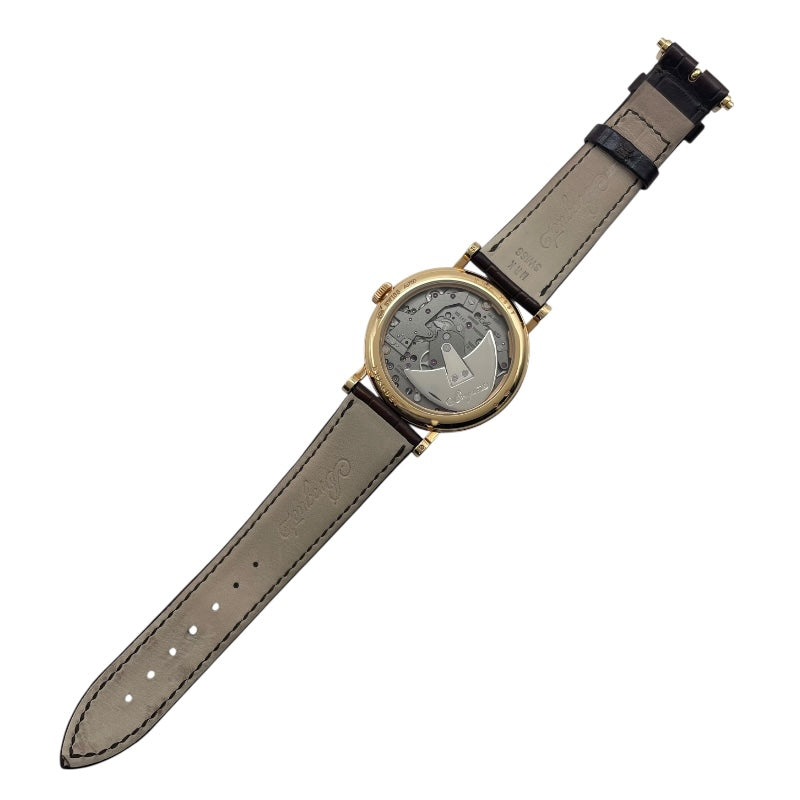 ブレゲ Breguet トラディション オートマティック レトログラード セコンド 7097BR/G1/9WU シルバー K18PG メンズ 腕時計