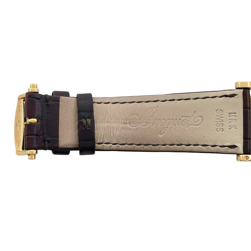 ブレゲ Breguet トラディション オートマティック レトログラード セコンド 7097BR/G1/9WU シルバー K18PG メンズ 腕時計
