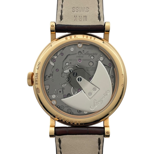 ブレゲ Breguet トラディション オートマティック レトログラード セコンド 7097BR/G1/9WU シルバー K18PG メンズ 腕時計
