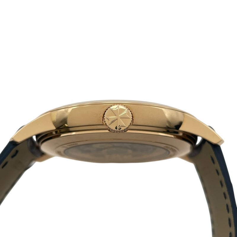 ヴァシュロン・コンスタンタン VACHERON CONSTANTIN パトリモニー デイデイト レトログラード 4000U/000R-B516 ミッドナイトブルー K18PG メンズ 腕時計