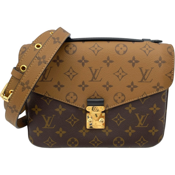 ルイ・ヴィトン LOUIS VUITTON ポシェット メティスMM M44876 ブラウン モノグラム・リバース レディース ショルダーバッグ