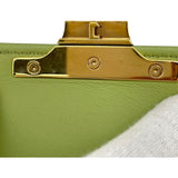 セリーヌ CELINE ティーン トリオンフショルダーバッグ ライトグリーン シャイニーカーフ レディース ショルダーバッグ
