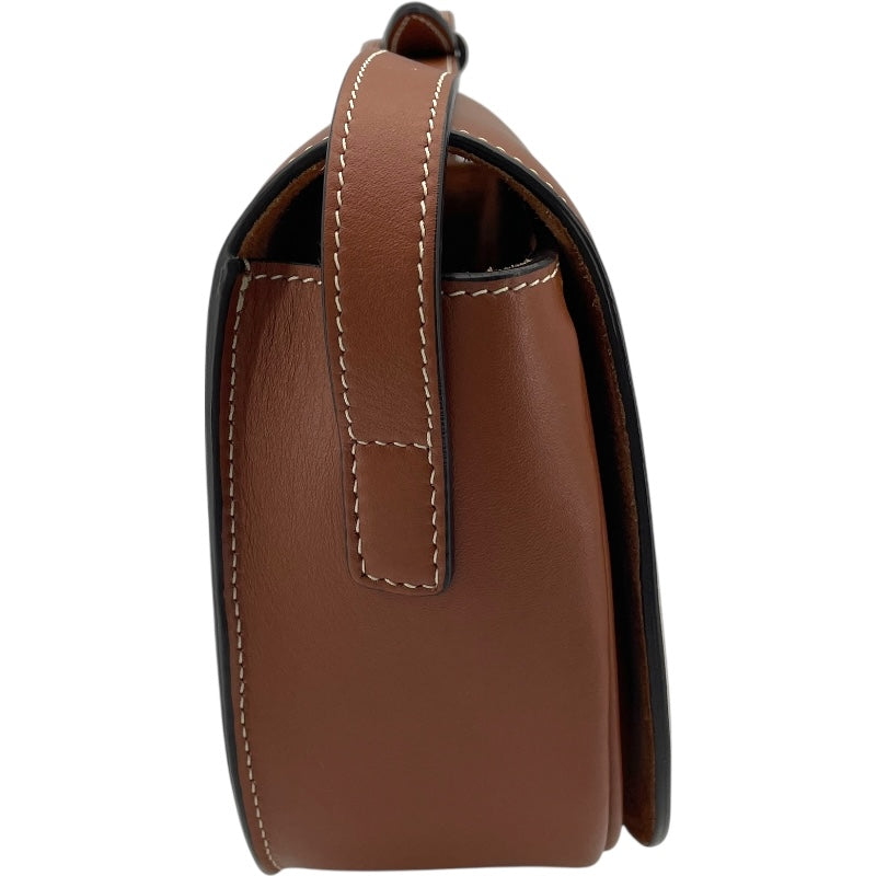 セリーヌ CELINE フォルコキュイルトリオンフショルダーバッグ 198263DU3.04LU タン カーフ レディース ショルダーバッグ