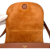 セリーヌ CELINE フォルコキュイルトリオンフショルダーバッグ 198263DU3.04LU タン カーフ レディース ショルダーバッグ