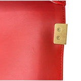 シャネル CHANEL ボーイシャネル25 A67086 23番台 ルージュ系 GD金具 ラムスキン レディース ショルダーバッグ