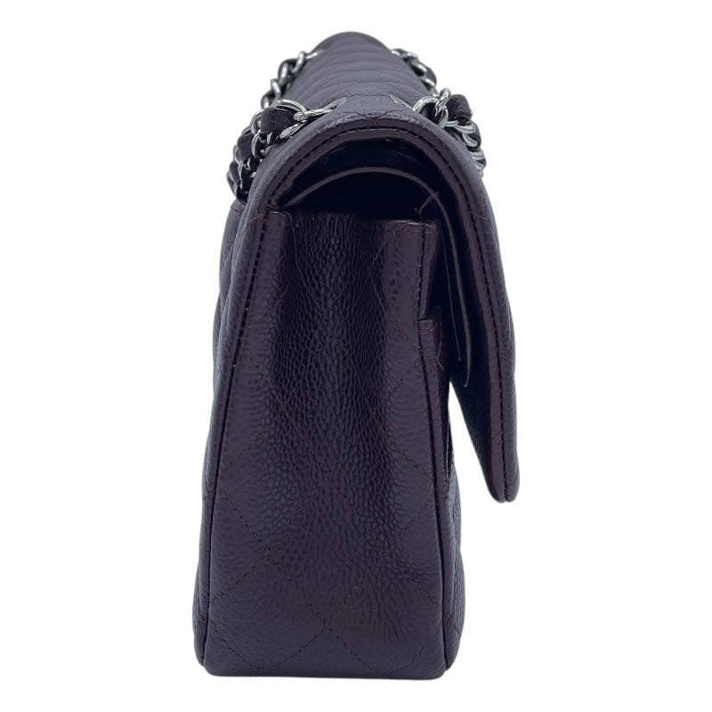 シャネル CHANEL マトラッセ25 A01112 20番台 ボルドー SV金具 キャビアスキン レディース ショルダーバッグ