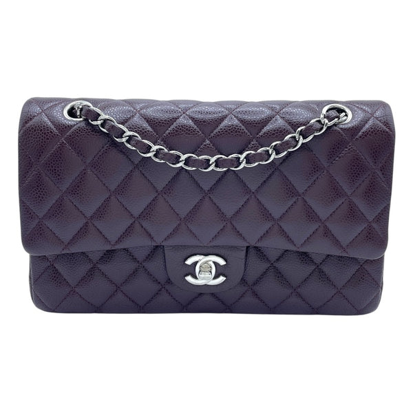 シャネル CHANEL マトラッセ25 A01112 20番台 ボルドー SV金具 キャビアスキン レディース ショルダーバッグ
