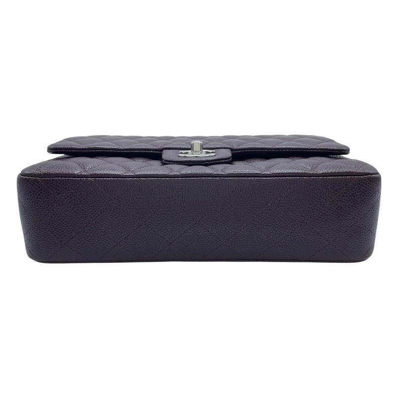 シャネル CHANEL マトラッセ25 A01112 20番台 ボルドー SV金具 キャビアスキン レディース ショルダーバッグ