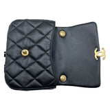 シャネル CHANEL マトラッセ スモール ショルダーバッグ AS3206 ブラック GD金具 ラムスキン レディース ショルダーバッグ