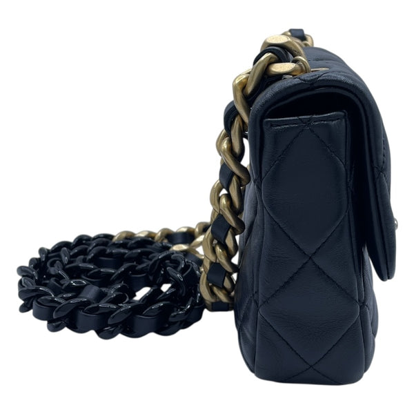 シャネル CHANEL マトラッセ スモール ショルダーバッグ AS3206 ブラック GD金具 ラムスキン レディース ショルダーバッグ