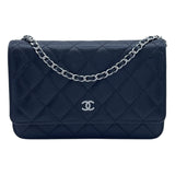 シャネル CHANEL マトラッセチェーンウォレット AP0250 ブラック SV金具 キャビアスキン レディース ウォレットチェーン