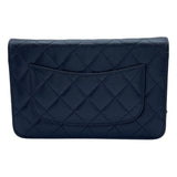 シャネル CHANEL マトラッセチェーンウォレット AP0250 ブラック SV金具 キャビアスキン レディース ウォレットチェーン