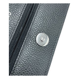 シャネル CHANEL マトラッセチェーンウォレット AP0250 ブラック SV金具 キャビアスキン レディース ウォレットチェーン