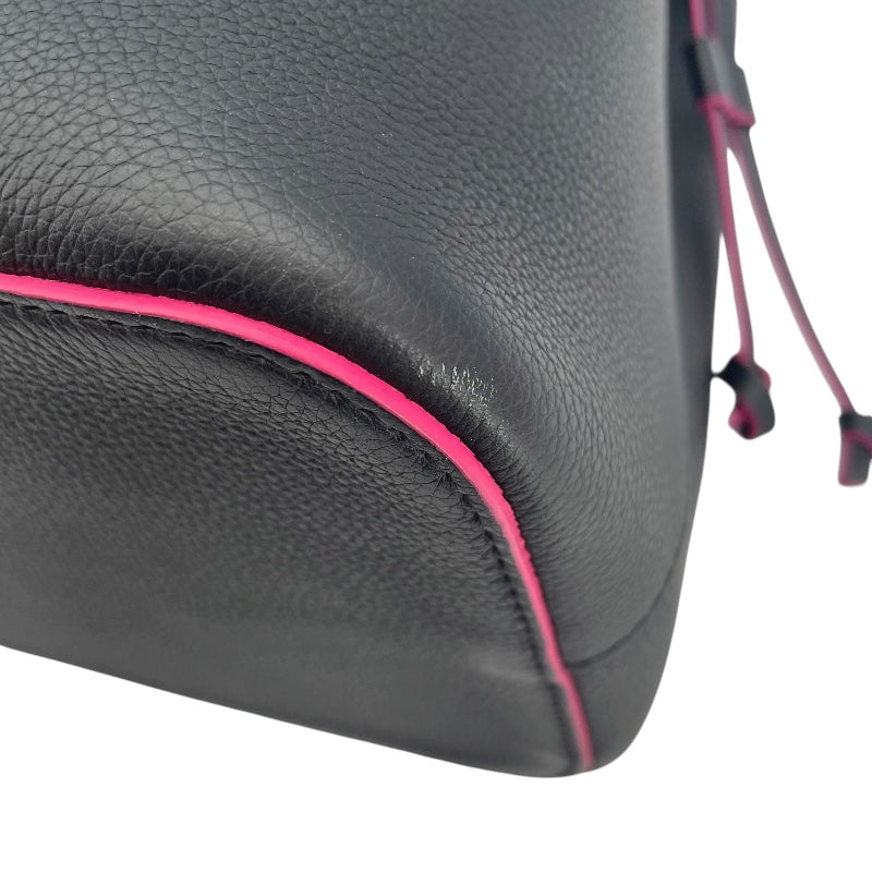 ルイ・ヴィトン LOUIS VUITTON ロックミーバケット M54677 ブラック レザー レディース ショルダーバッグ