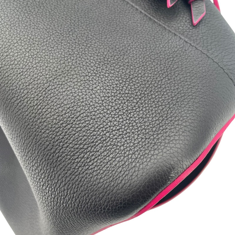 ルイ・ヴィトン LOUIS VUITTON ロックミーバケット M54677 ブラック レザー レディース ショルダーバッグ