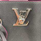 ルイ・ヴィトン LOUIS VUITTON ロックミーバケット M54677 ブラック レザー レディース ショルダーバッグ
