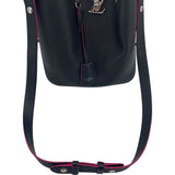 ルイ・ヴィトン LOUIS VUITTON ロックミーバケット M54677 ブラック レザー レディース ショルダーバッグ