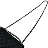 シャネル CHANEL デカマトラッセ30 A58600 ブラック SV金具 キャビアスキン レディース ショルダーバッグ