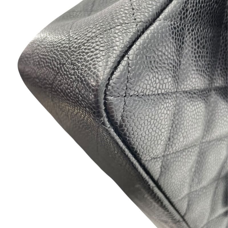 シャネル CHANEL デカマトラッセ30 A58600 ブラック SV金具 キャビアスキン レディース ショルダーバッグ