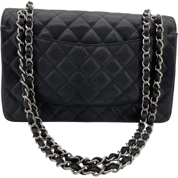 シャネル CHANEL デカマトラッセ30 A58600 ブラック SV金具 キャビアスキン レディース ショルダーバッグ