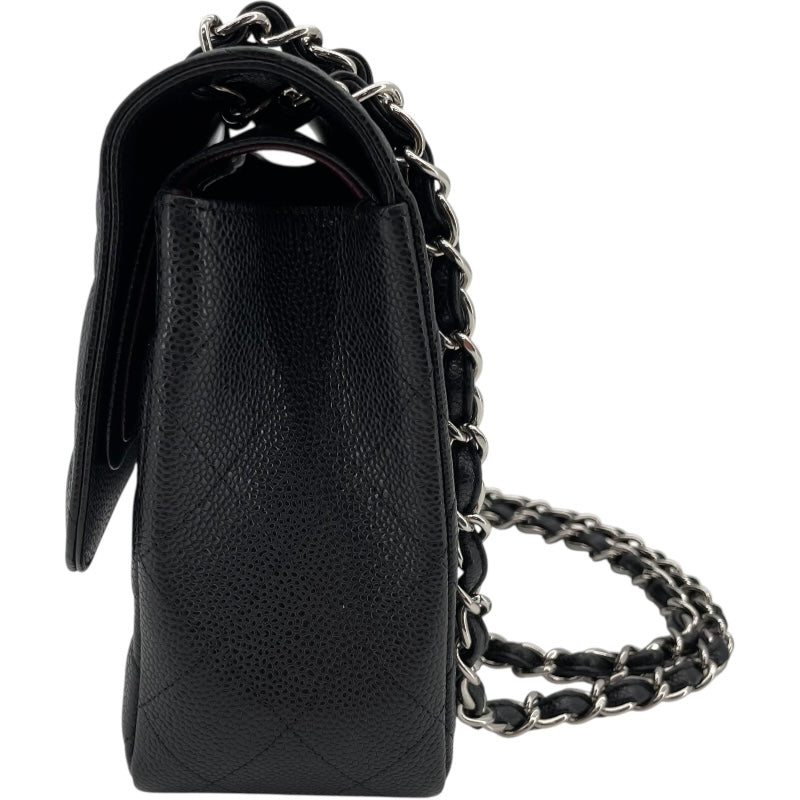 シャネル CHANEL デカマトラッセ30 A58600 ブラック SV金具 キャビアスキン レディース ショルダーバッグ