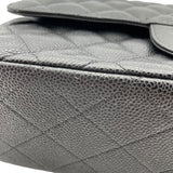 シャネル CHANEL デカマトラッセ30 A58600 ブラック SV金具 キャビアスキン レディース ショルダーバッグ