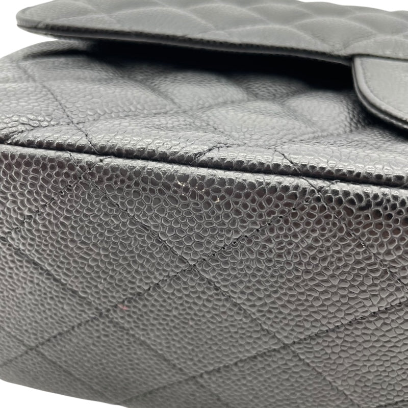 シャネル CHANEL デカマトラッセ30 A58600 ブラック SV金具 キャビアスキン レディース ショルダーバッグ