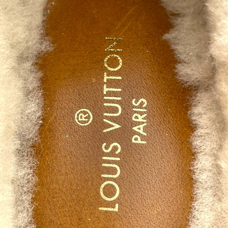 ルイ・ヴィトン LOUIS VUITTON LVコージーライン モノグラムミュールサンダル BM0230 ブルー デニム メンズ サンダル