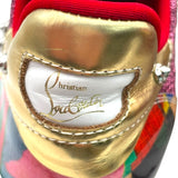 クリスチャン・ルブタン Christian louboutin RED RUNNERスニーカー マルチカラー エナメル メンズ スニーカー