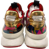 クリスチャン・ルブタン Christian louboutin RED RUNNERスニーカー マルチカラー エナメル メンズ スニーカー