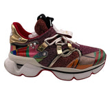 クリスチャン・ルブタン Christian louboutin RED RUNNERスニーカー マルチカラー エナメル メンズ スニーカー