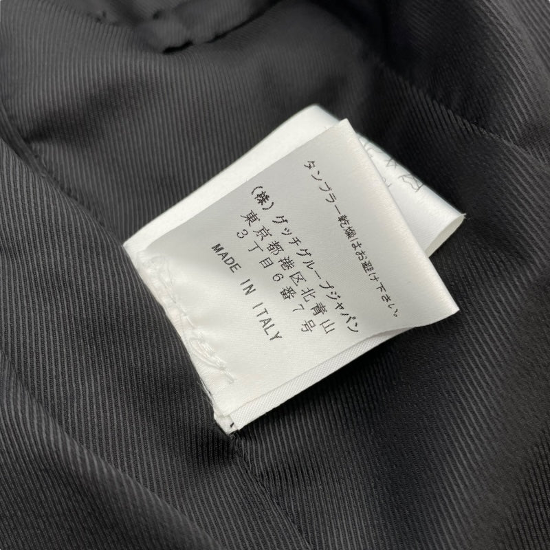 グッチ GUCCI ビッグカラージャケット 118344 ブラック ウール レディース テーラードジャケット