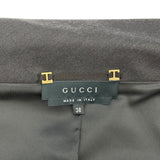 グッチ GUCCI ビッグカラージャケット 118344 ブラック ウール レディース テーラードジャケット