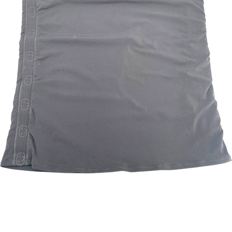 グッチ GUCCI サイドGGラインタートルネックカットソー 116615 ブラック ナイロン レディース カットソー